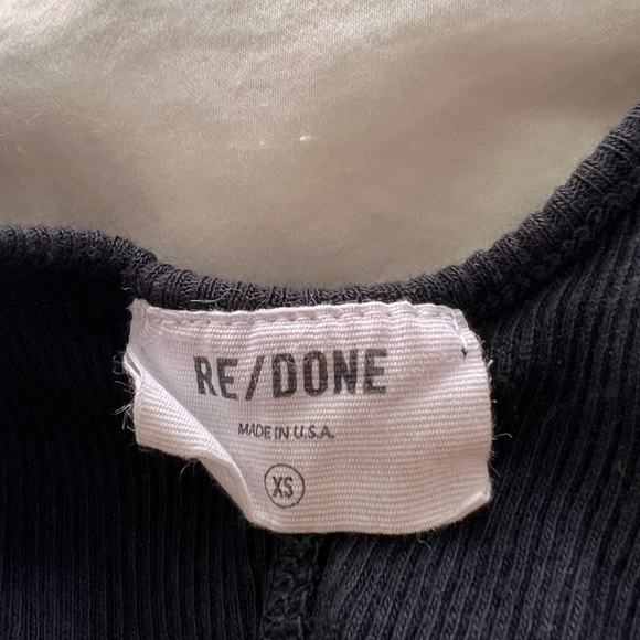 ReDone Cropped button racerback - Picture 3 of 3